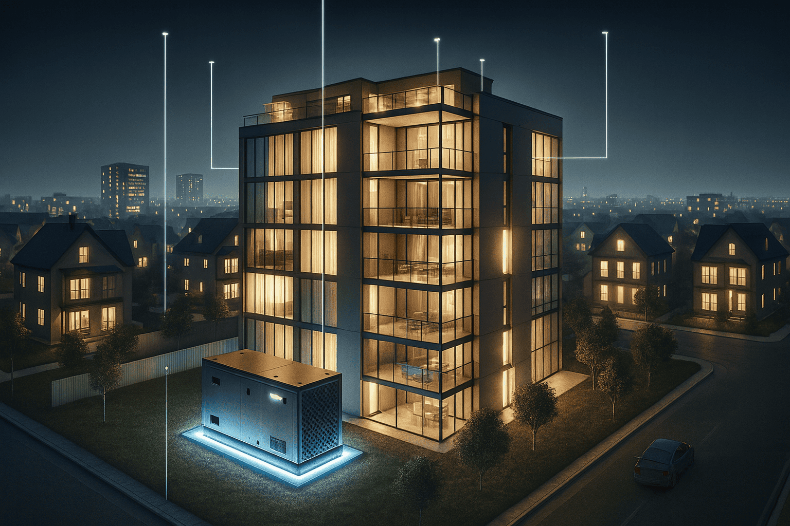 Como dimensionar um gerador para o seu prédio?