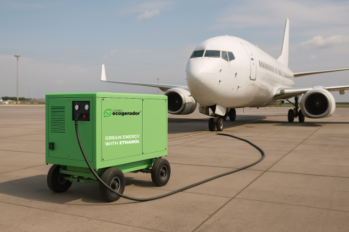 GPU a Etanol: Um grande passo na descarbonização aeronáutica em solo