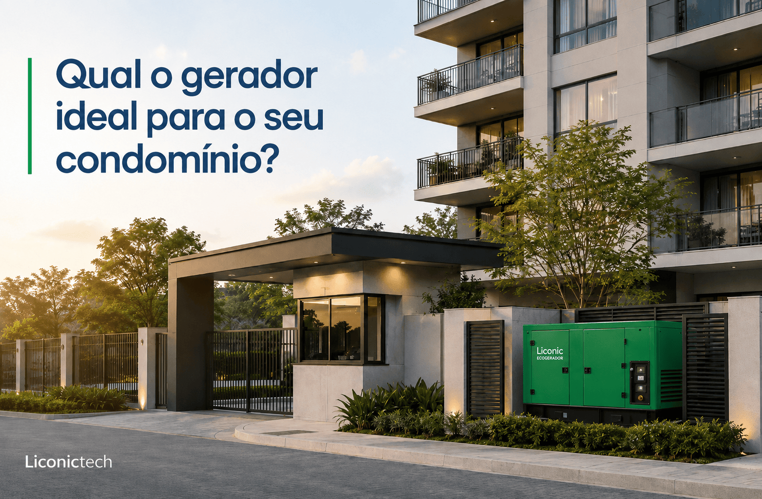 Qual o gerador ideal para o seu condomínio?